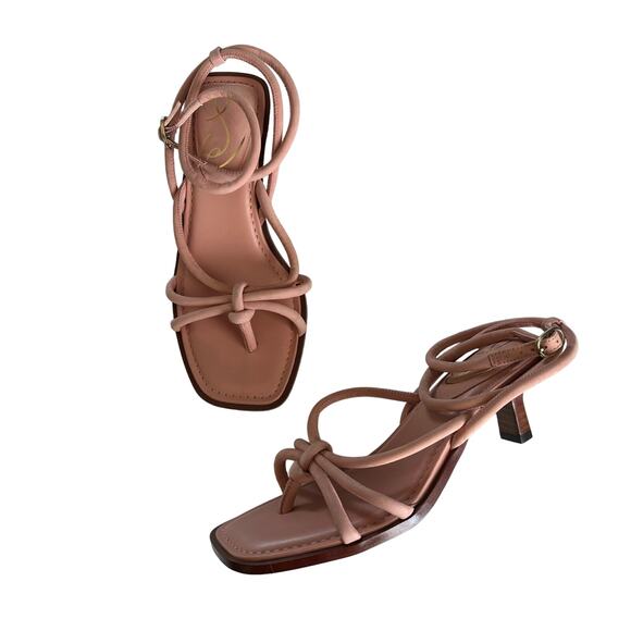 Sam Edelman Shoes - Sam Edelman Dia Canyon Clay Pink Strappy Kitten
Heel Sandals Size 7.5
